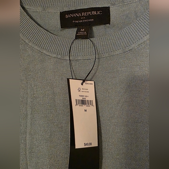 Banana Republic Blue Green Forever Sweater - Picture 3 of 5